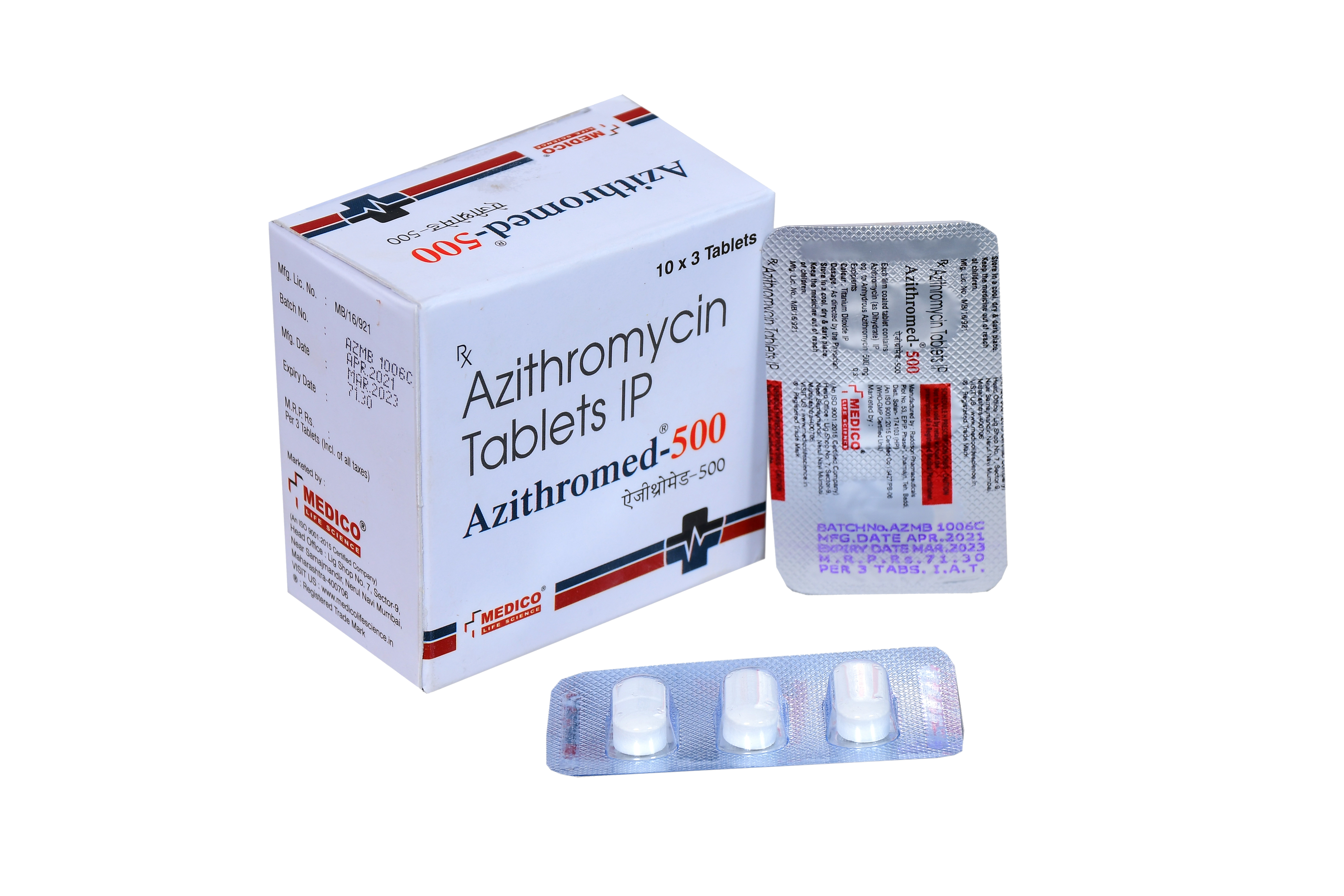 AZITHROMED-500 TAB